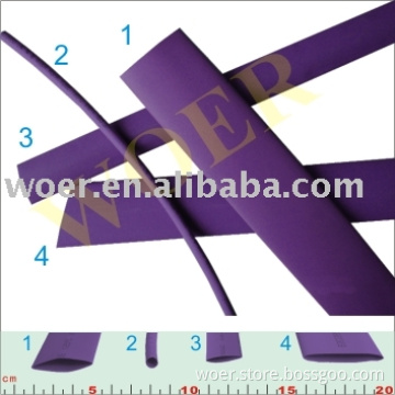 Environment Friendly Flame-Retardant Thin Wall Shrinkable Tube: Purple
